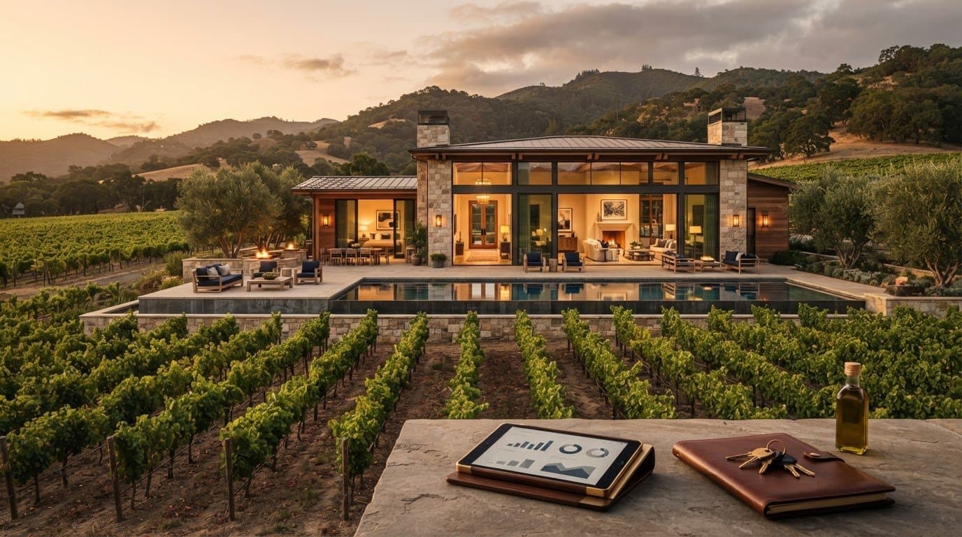 Vineyard Vacation Rental Management in Napa for Remote Owners